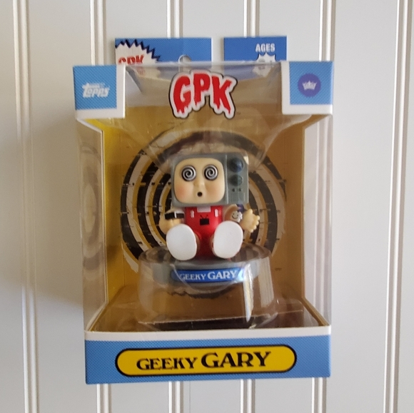 NIB Garbage Pail Kids Geeky Gary Figure Classic Vinyl Collect And Display Topps - Picture 3 of 10